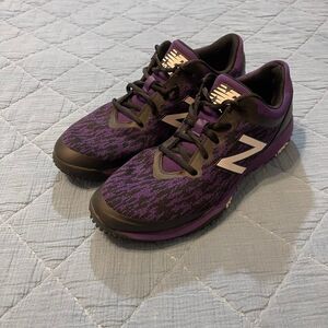 New Balance 4040 Men’s Baseball Turf Cleats Purple Black Size 10